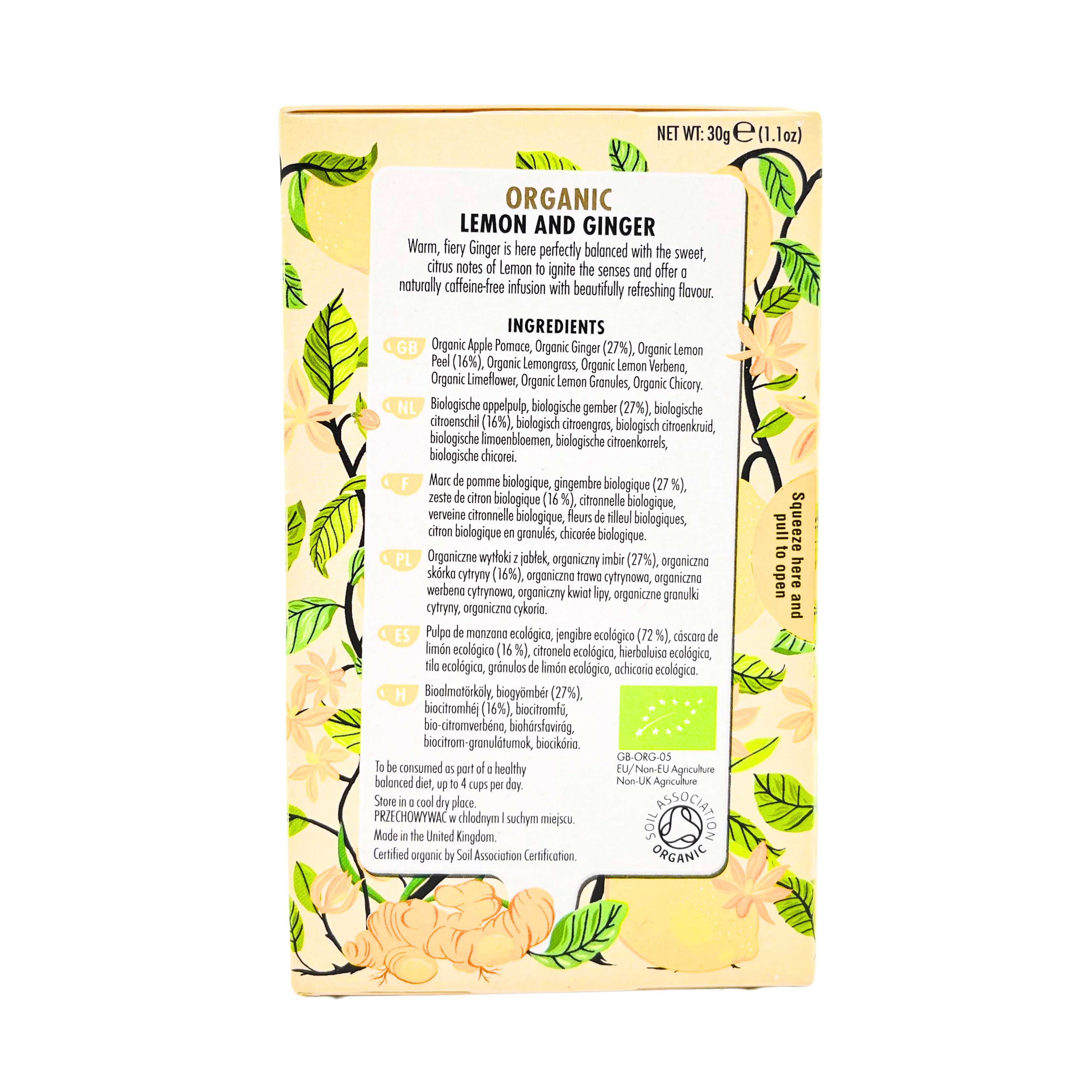 Heath & Heather - Organic Lemon & Ginger Tea