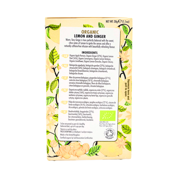 Heath & Heather - Organic Lemon & Ginger Tea