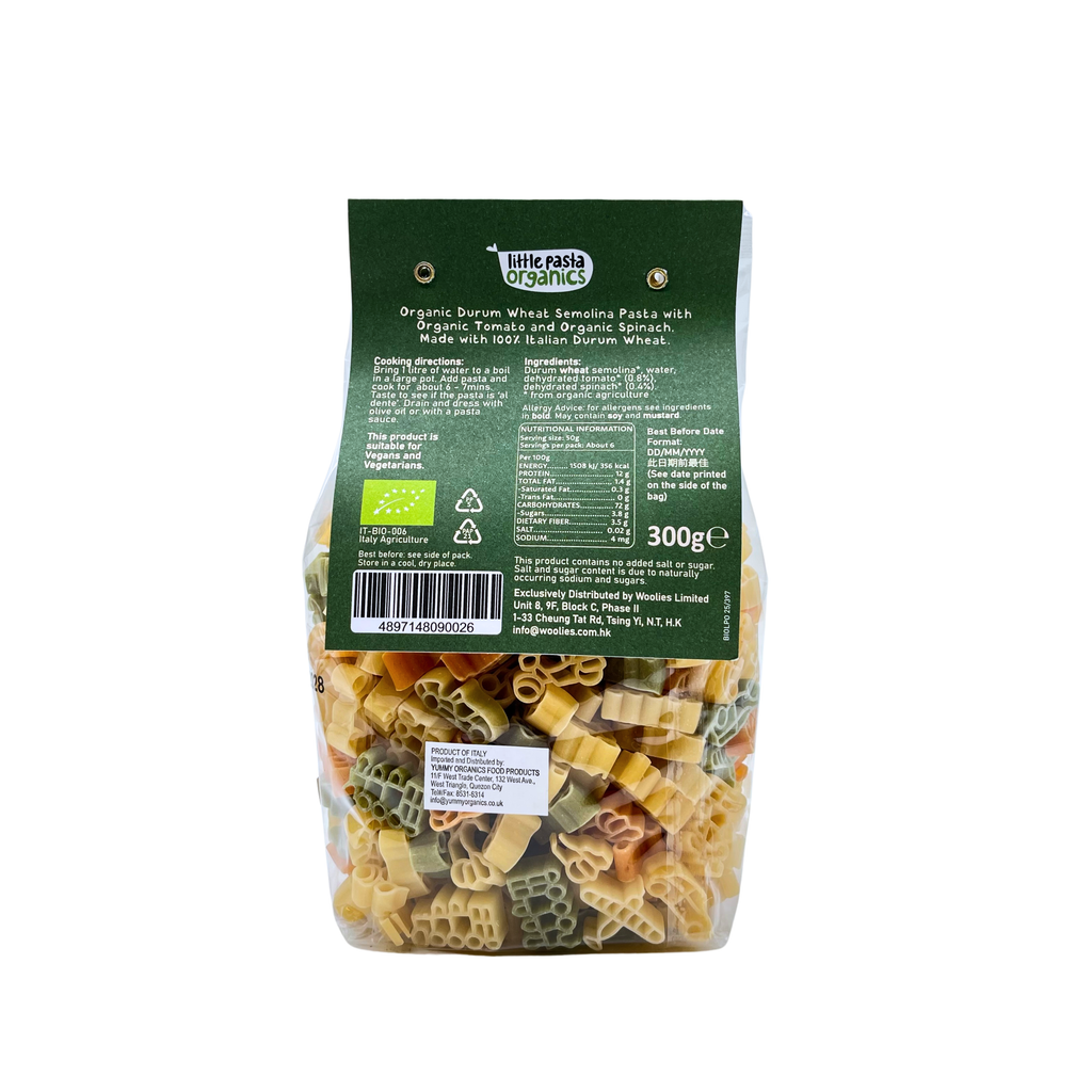 Little Pasta Organics – Travel Organic Tricolor Pasta