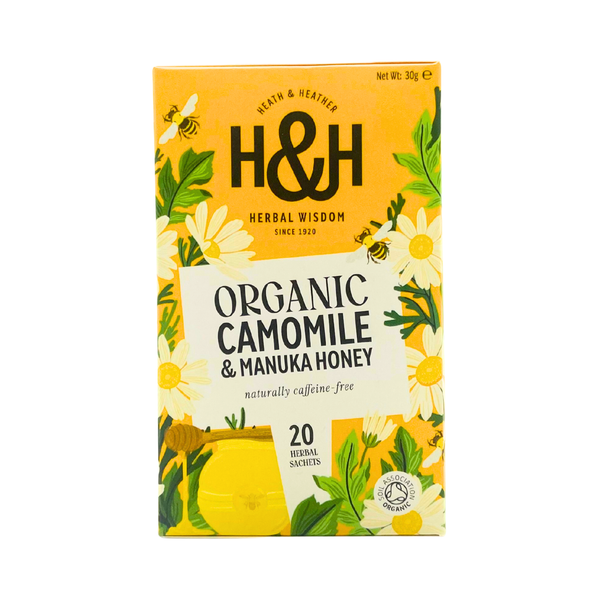 Heath & Heather - Organic Camomile & Manuka Honey Tea