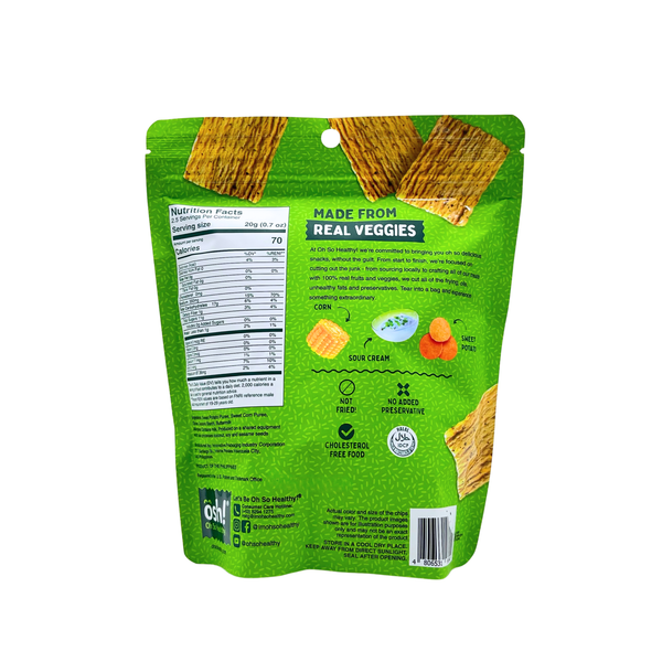 Oh So Healthy! – Sour Cream Corn Veggie Crisps