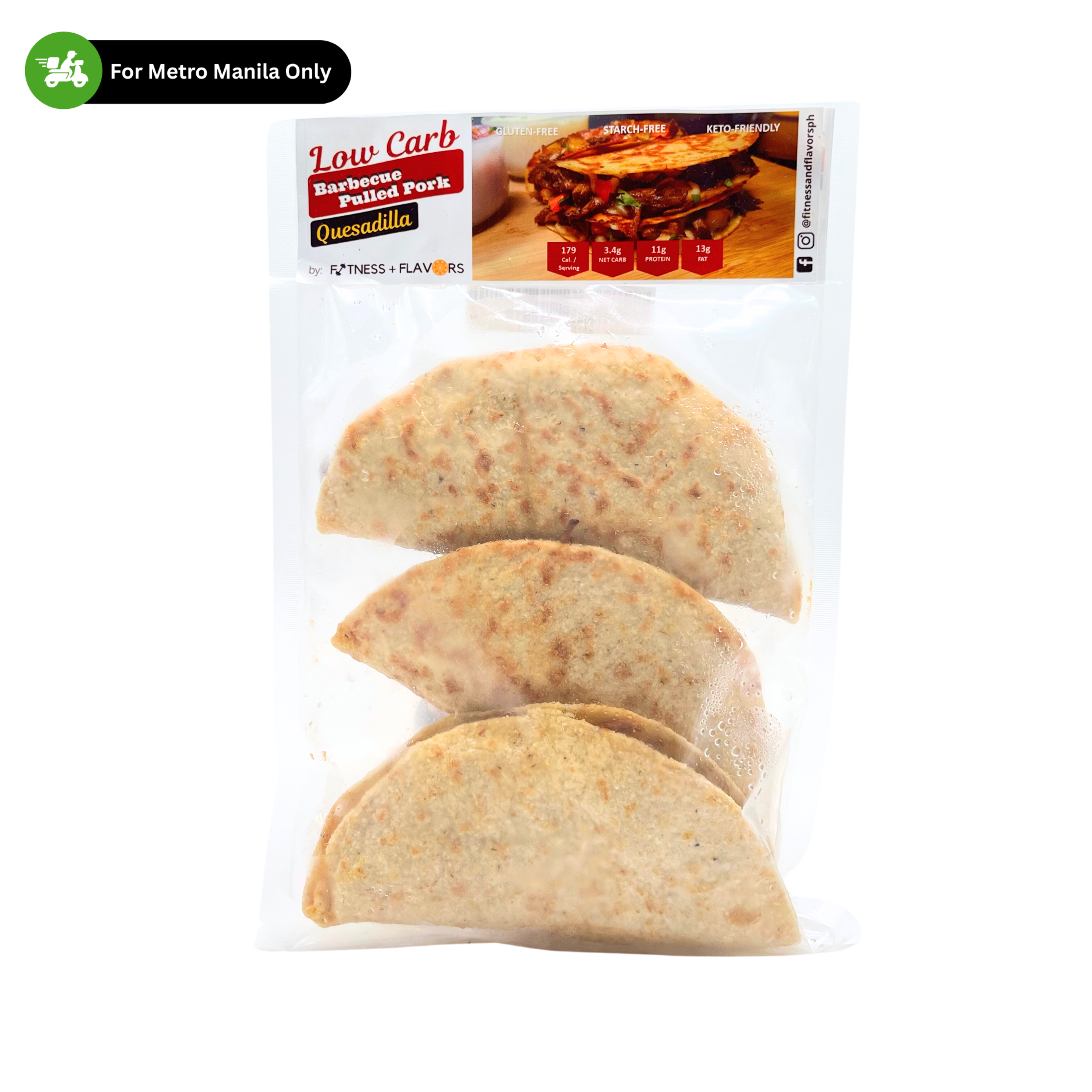 Fitness + Flavors - Low Carb Barbecue Pulled Pork Quesadillas