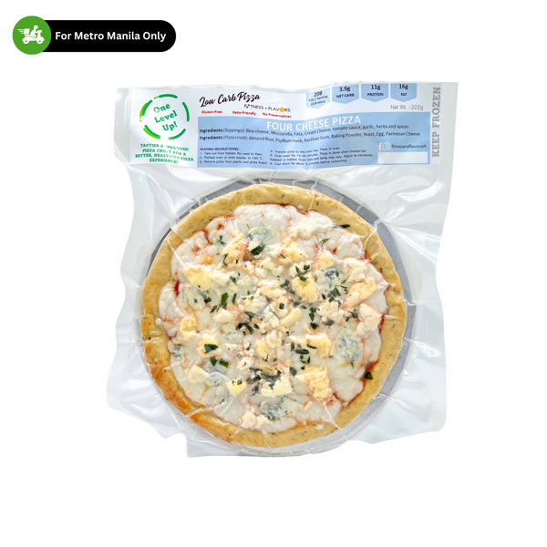Low Carb Pizza - Four Cheese Pizza
