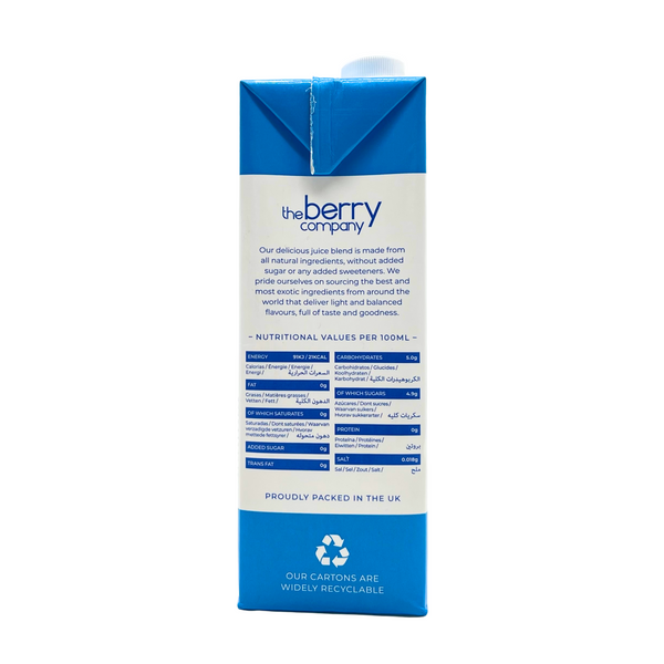 The Berry Company — White Tea and Peach Juice l No Added Sugar