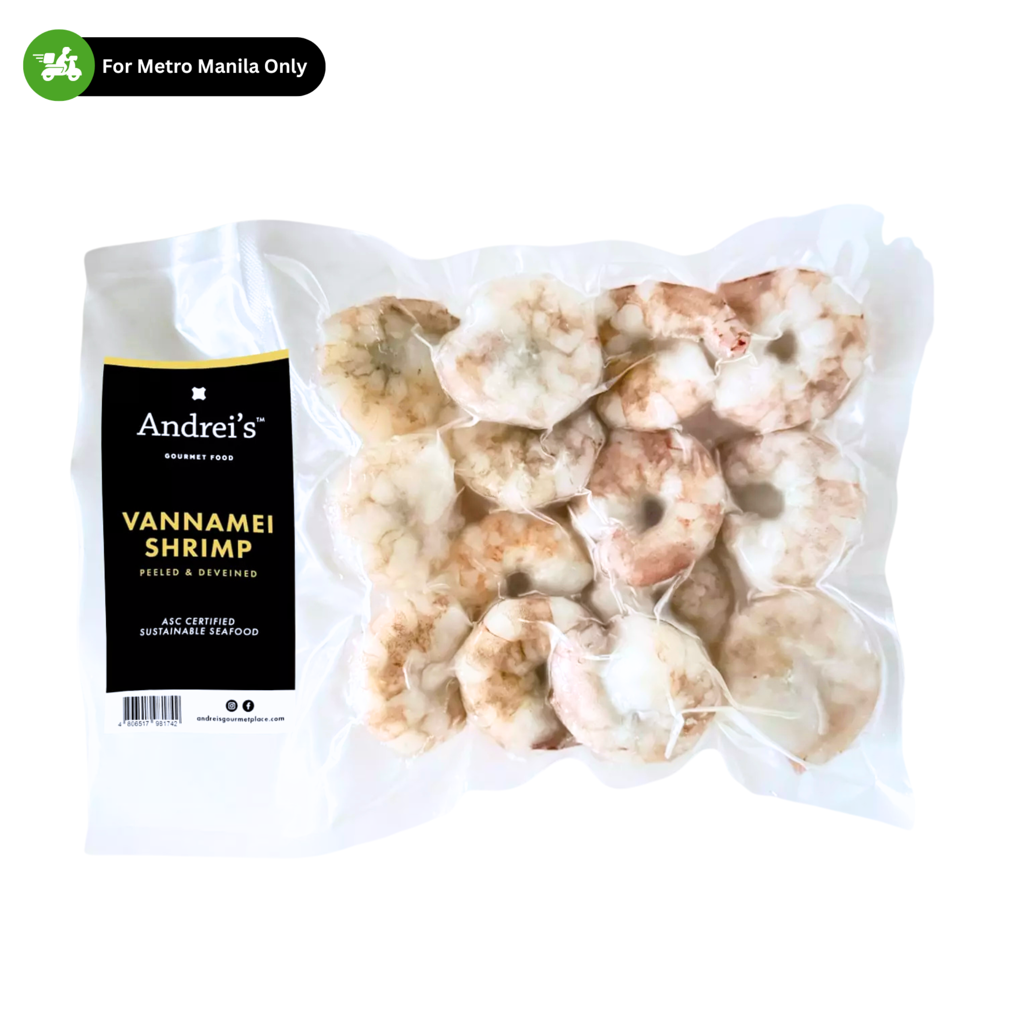 Andrei's - Vannamei Peeled Shrimps