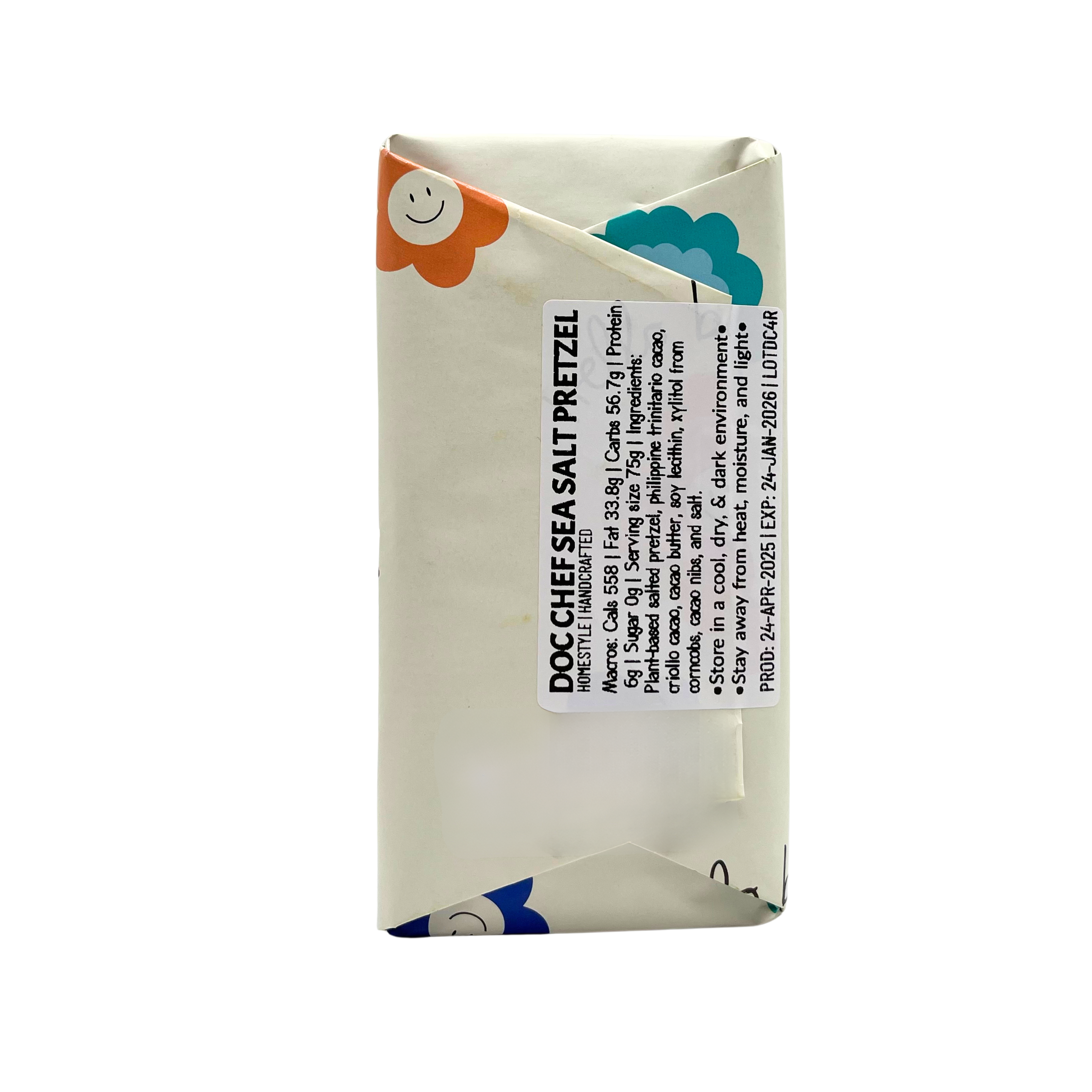 Doc Chef – Sea Salt Pretzel Dark Chocolate Bar