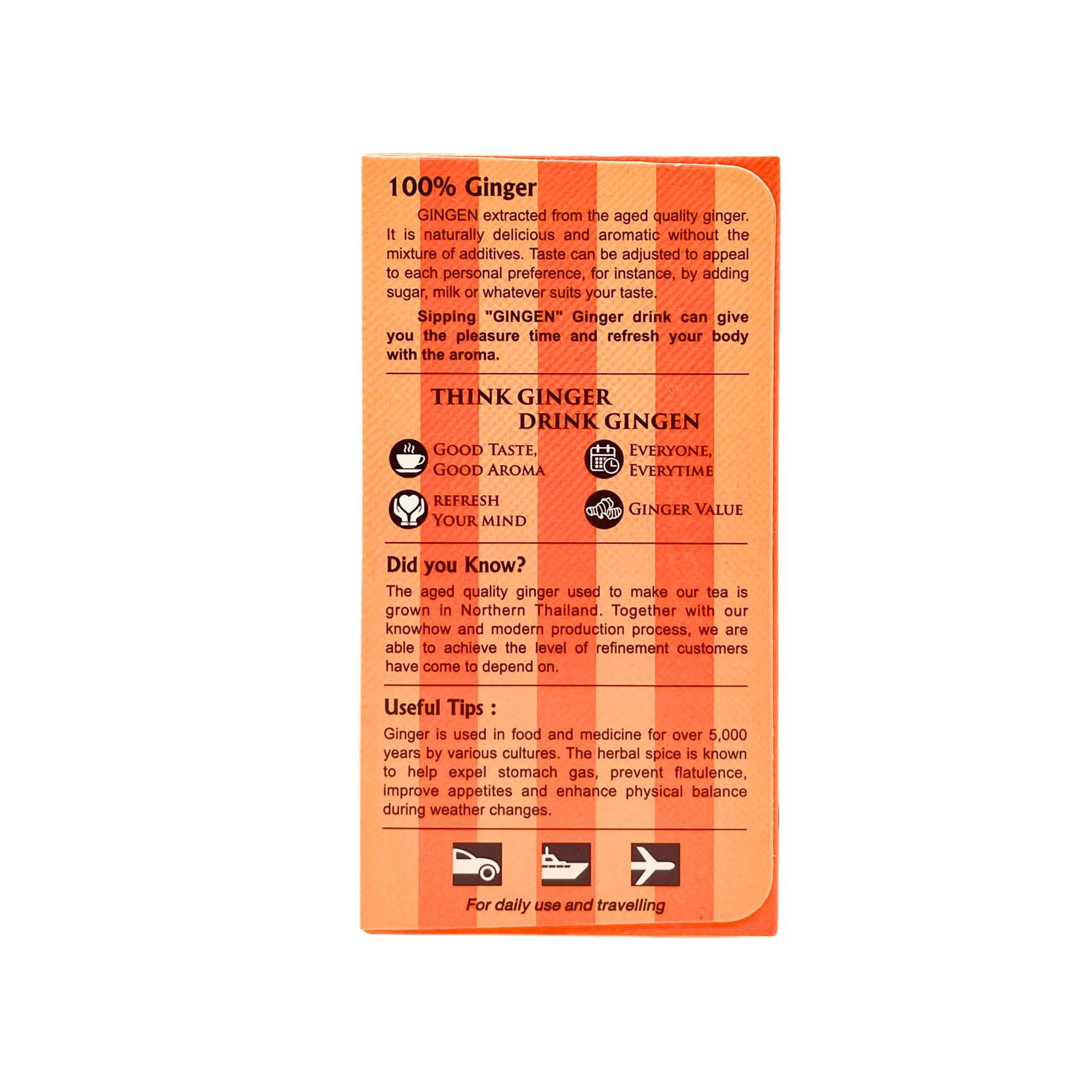 Gingen - Instant 100% Ginger Tea