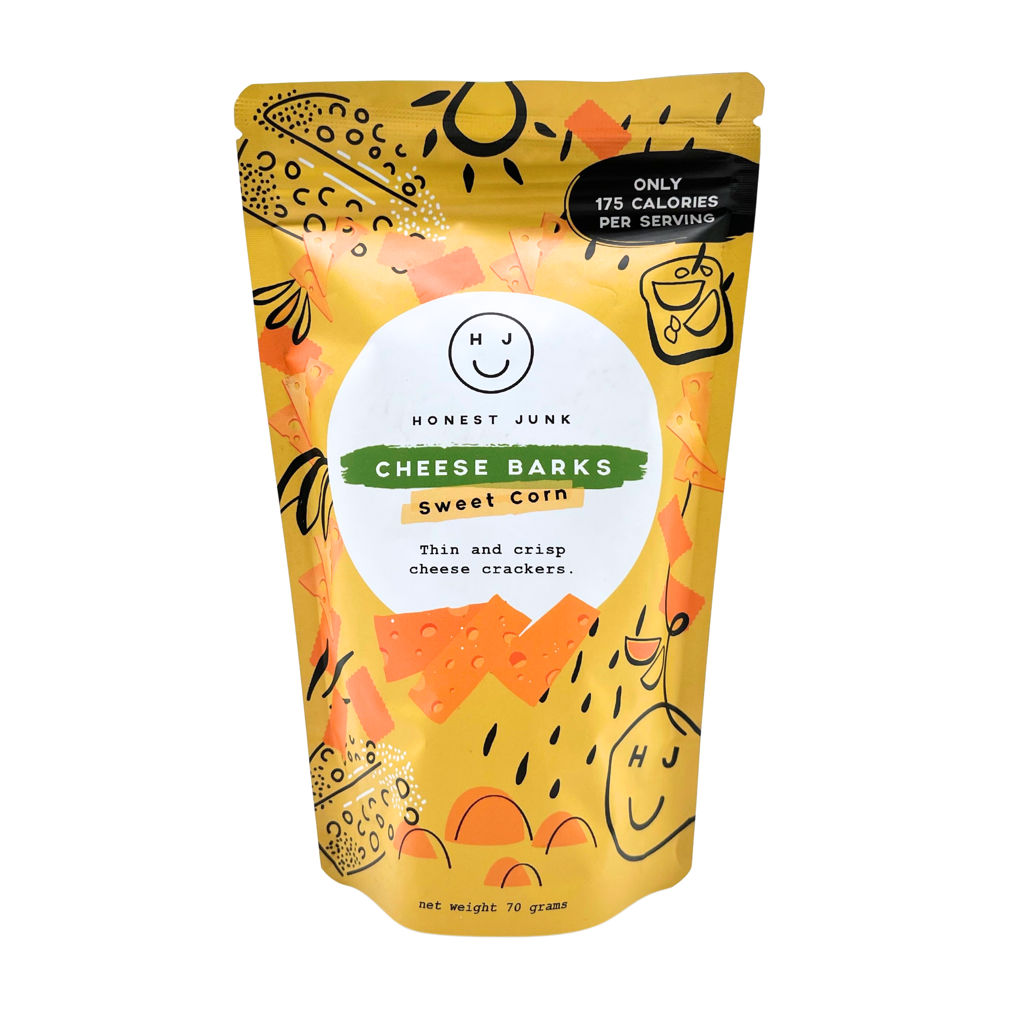 Honest Junk - Sweet Corn Cheese Barks