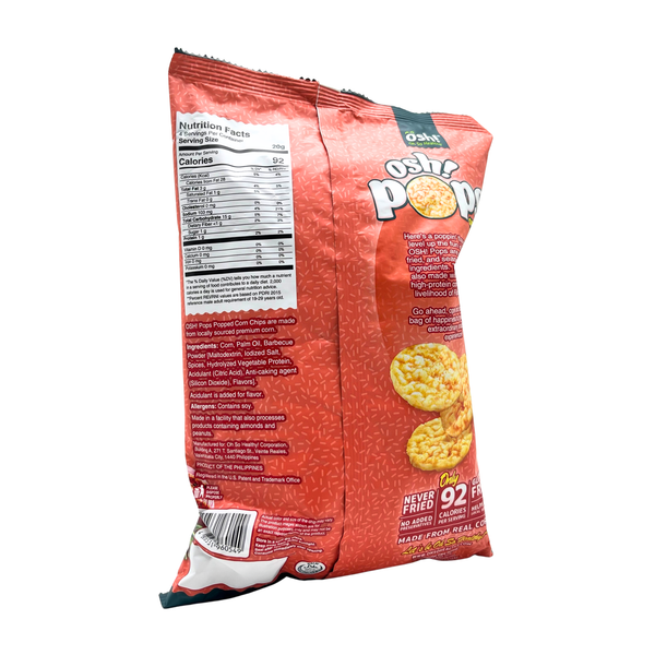 Oh So Healthy! – Smokey Barbeque Popped Corn Chips