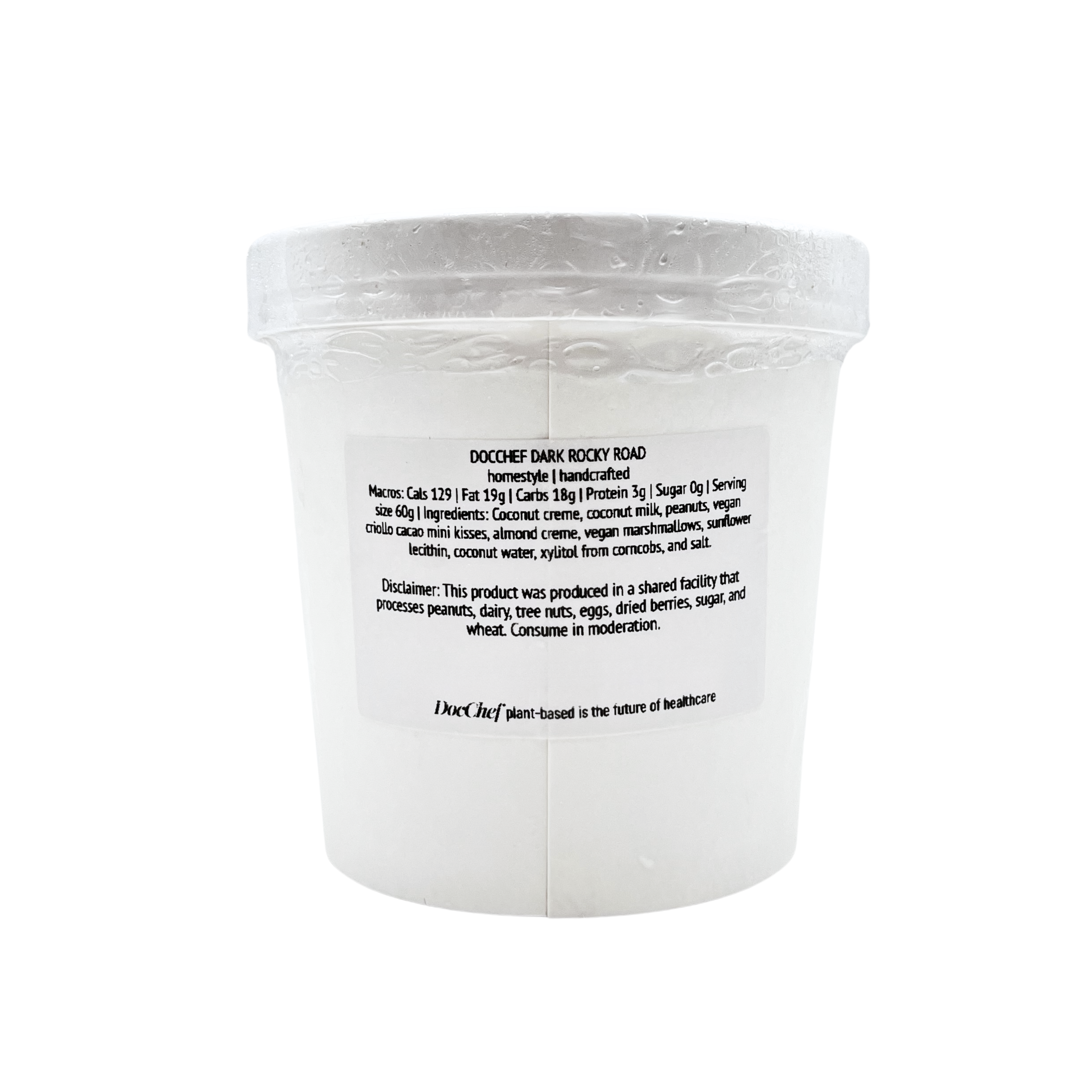 Doc Chef - Dark Rocky Road Plant-based Ice Cream