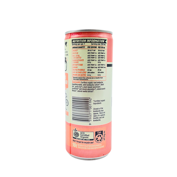 Remedy – Peach Kombucha