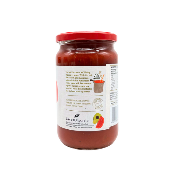 Ceres Organics - Tomato Olive Caper Pasta Sauce