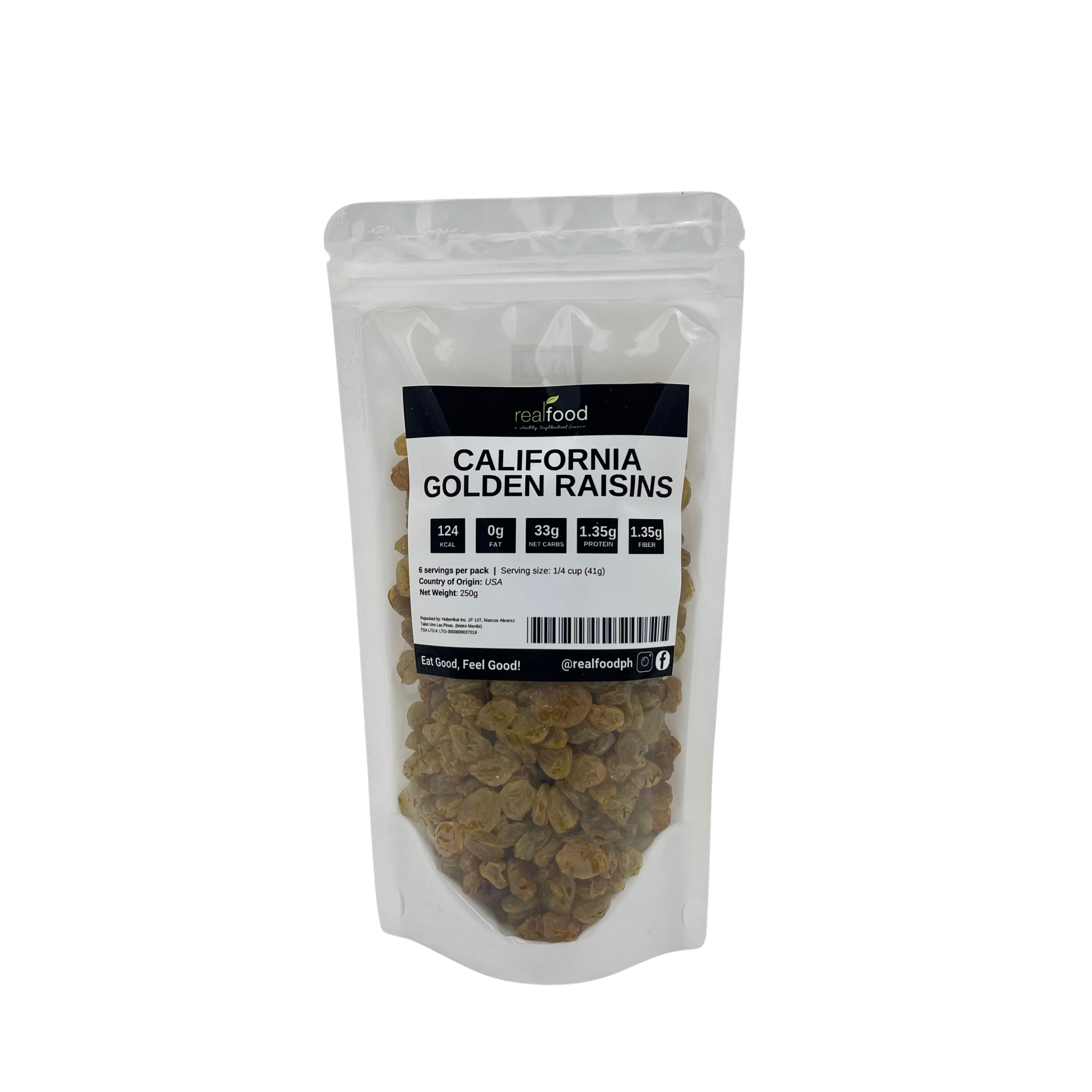California Golden Raisins 250g