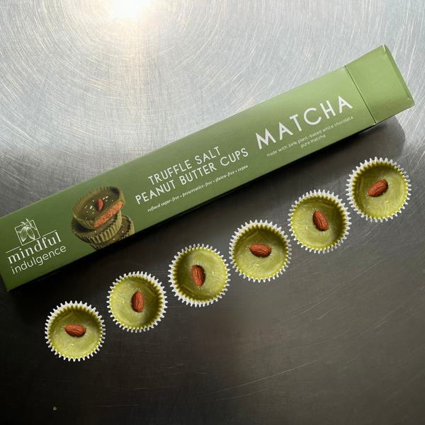 Mindful Indulgence - Matcha Truffle Salt Peanut Butter Cups