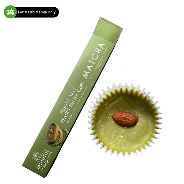 Mindful Indulgence - Matcha Truffle Salt Peanut Butter Cups