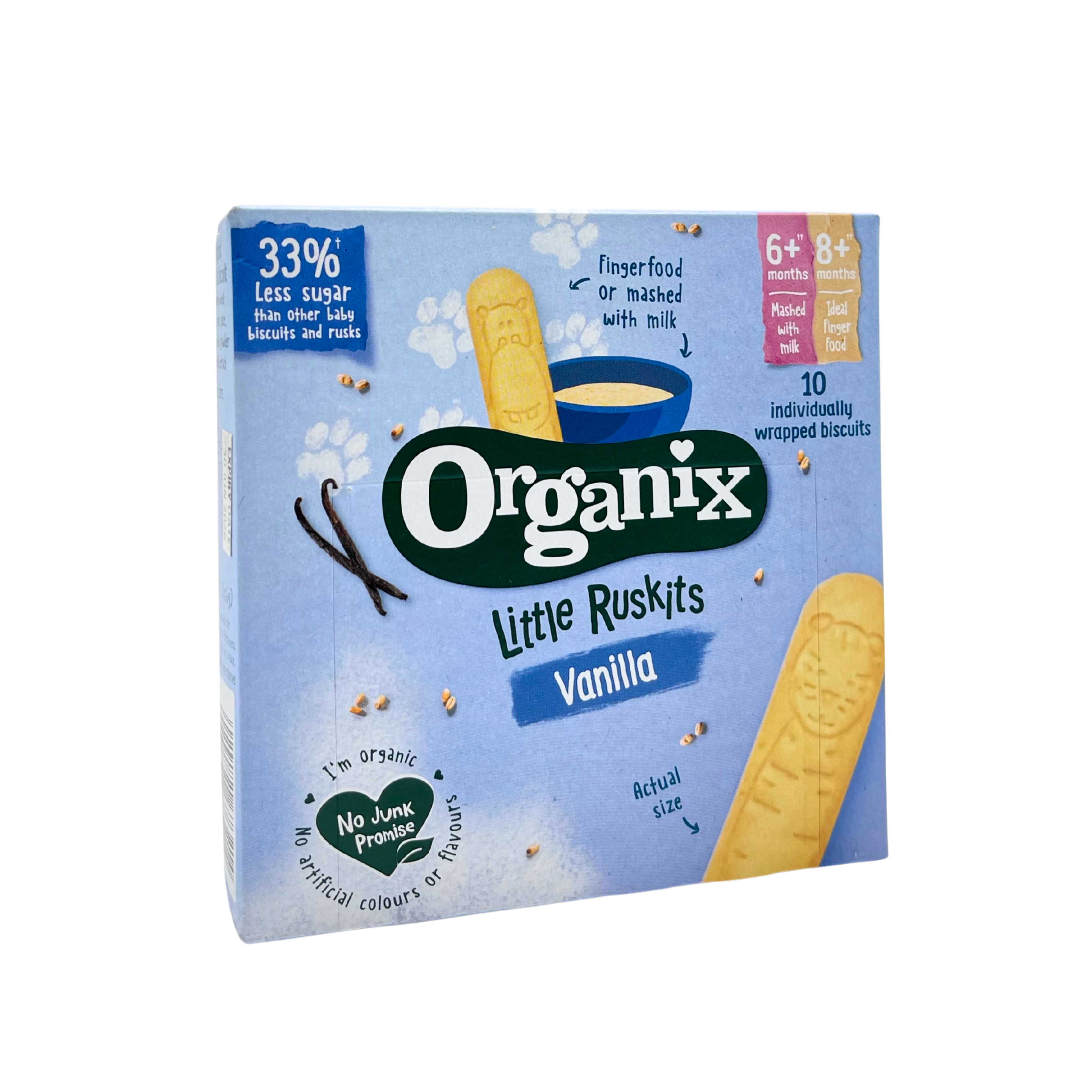 Organix – Organic Ruskits Vanilla