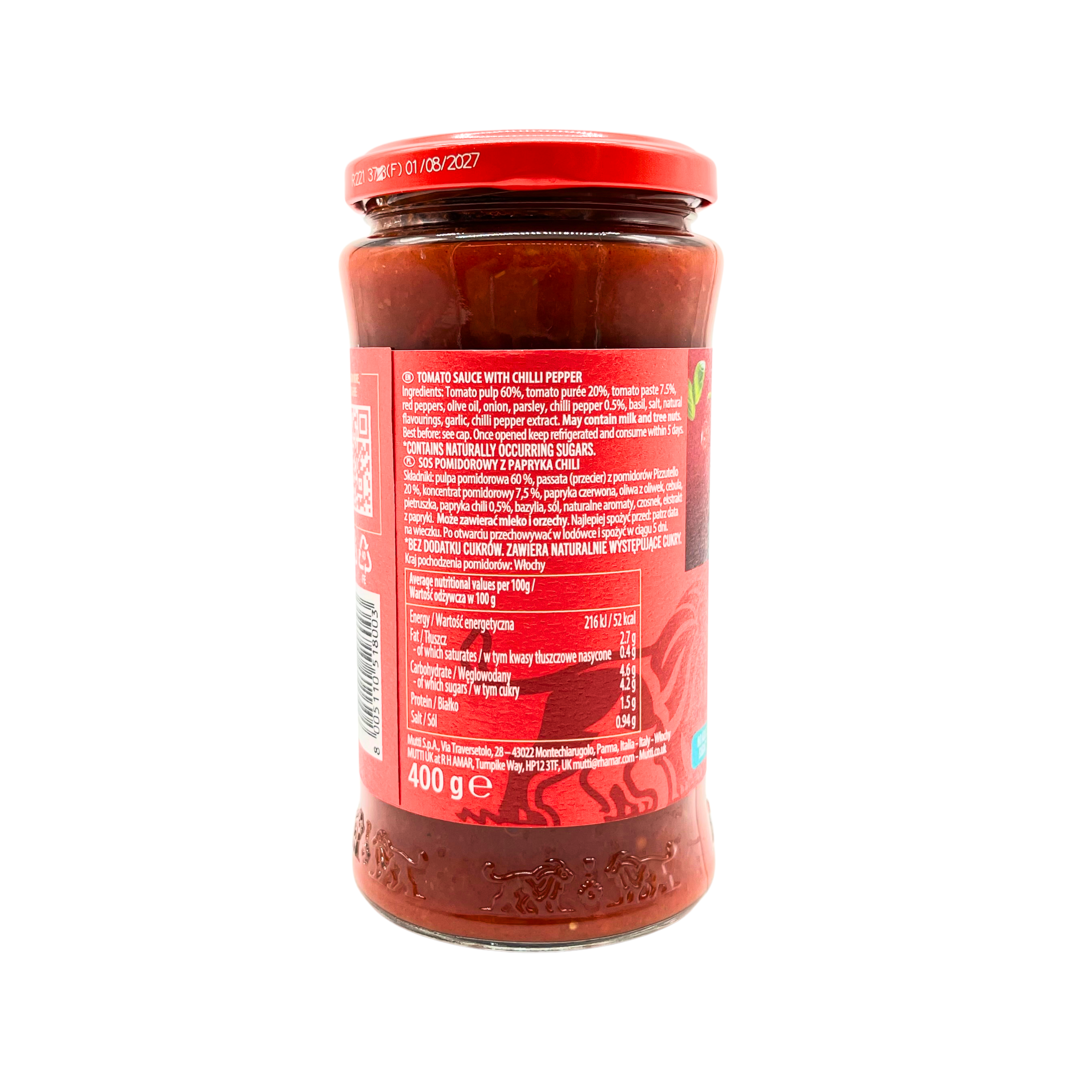 Mutti - Arrabiata Pasta Sauce