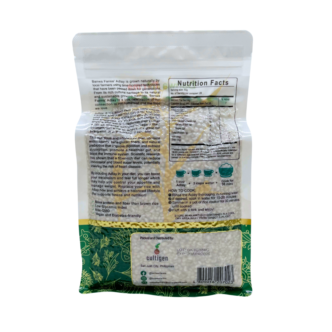 Banwa Farms – Brown Adlay Whole Grain 1kg