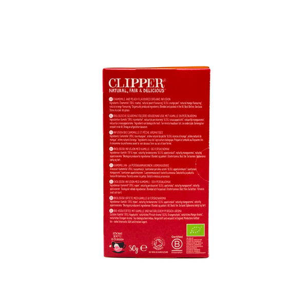 Clipper Teas – Organic Chamomile & Peach Tea