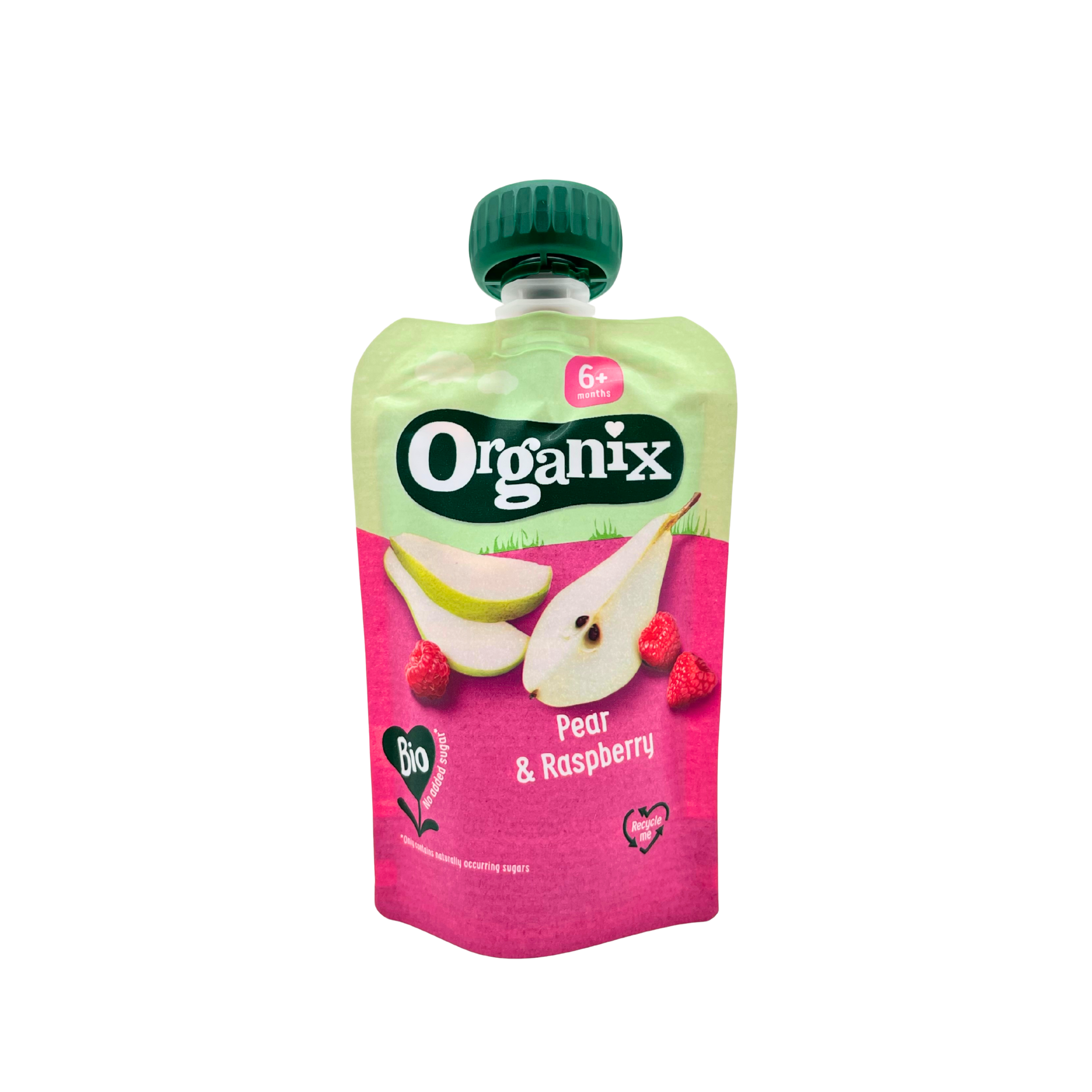 Organix – Pear & Raspberry Fruit Purée Pouch