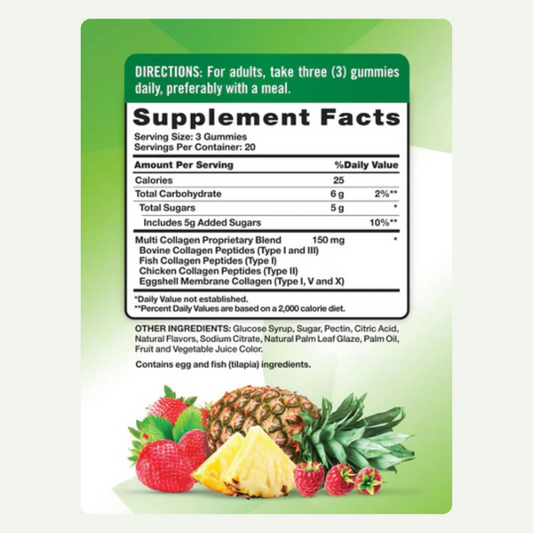 Nature's Truth – Multi Collagen Peptides Gummies