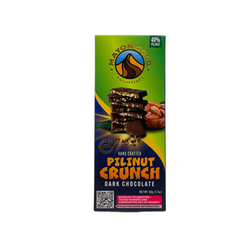 Mayon Gold – Dark Chocolate Pili Nut Crunch