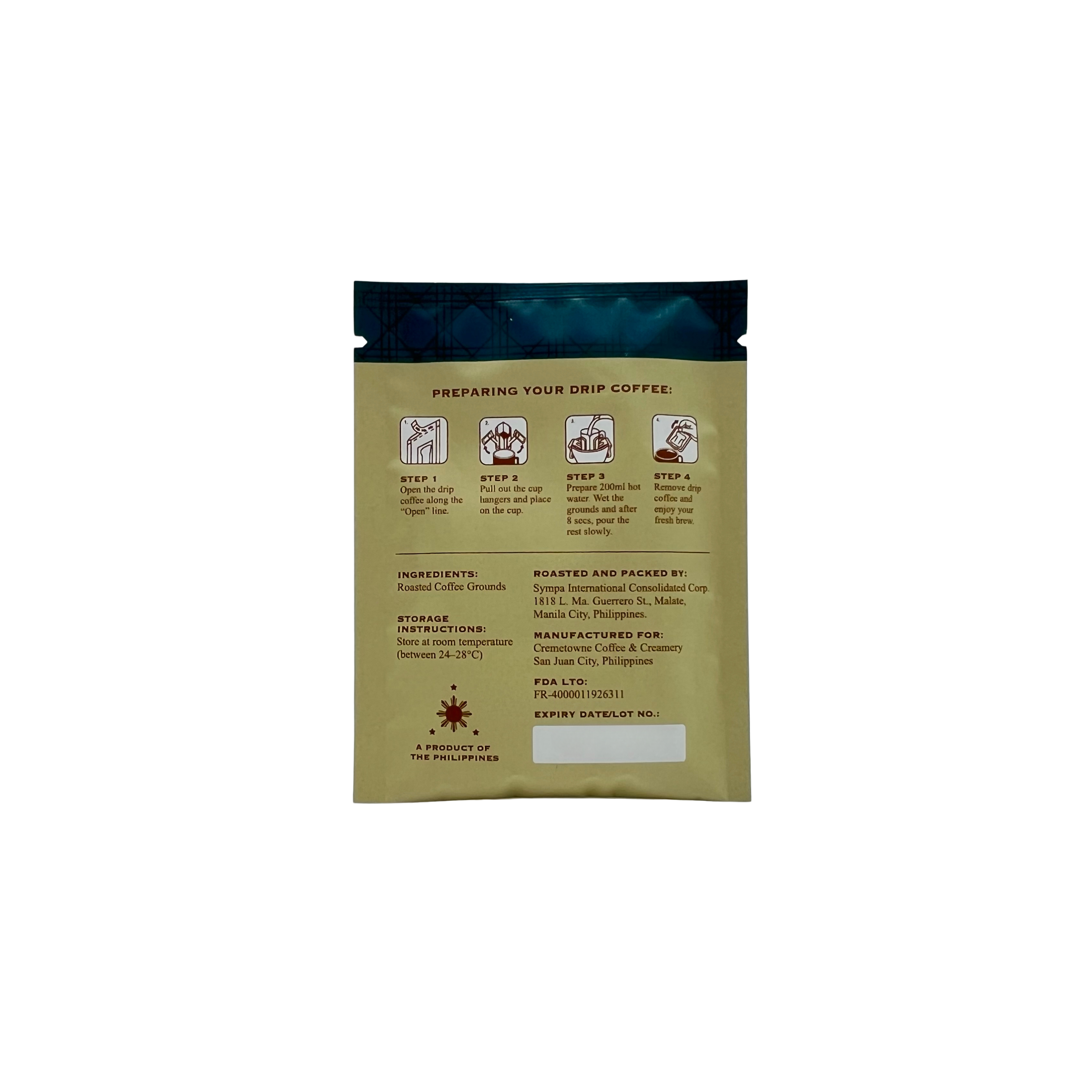 Cremetowne Coffee - Daily Grind Drip Arabica Coffee