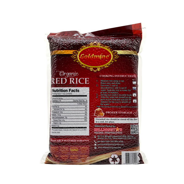 Goldmine - Organic Red Rice 2kg