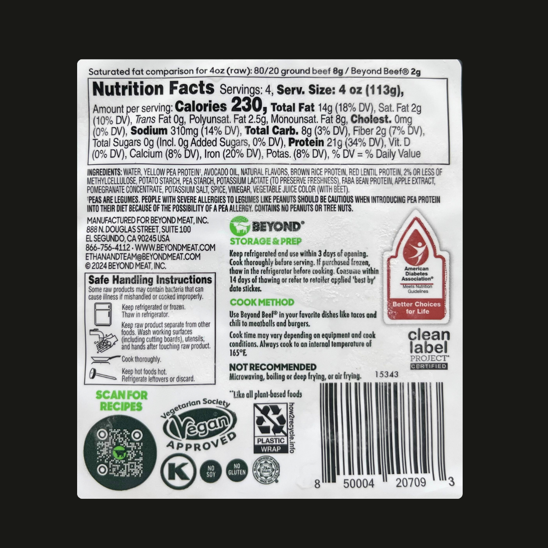 Beyond Beef – Plant-Based Ground 452g
