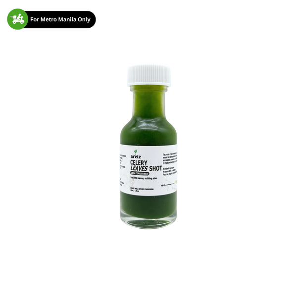 Arete Lifestyle — Celery Leaves Shot