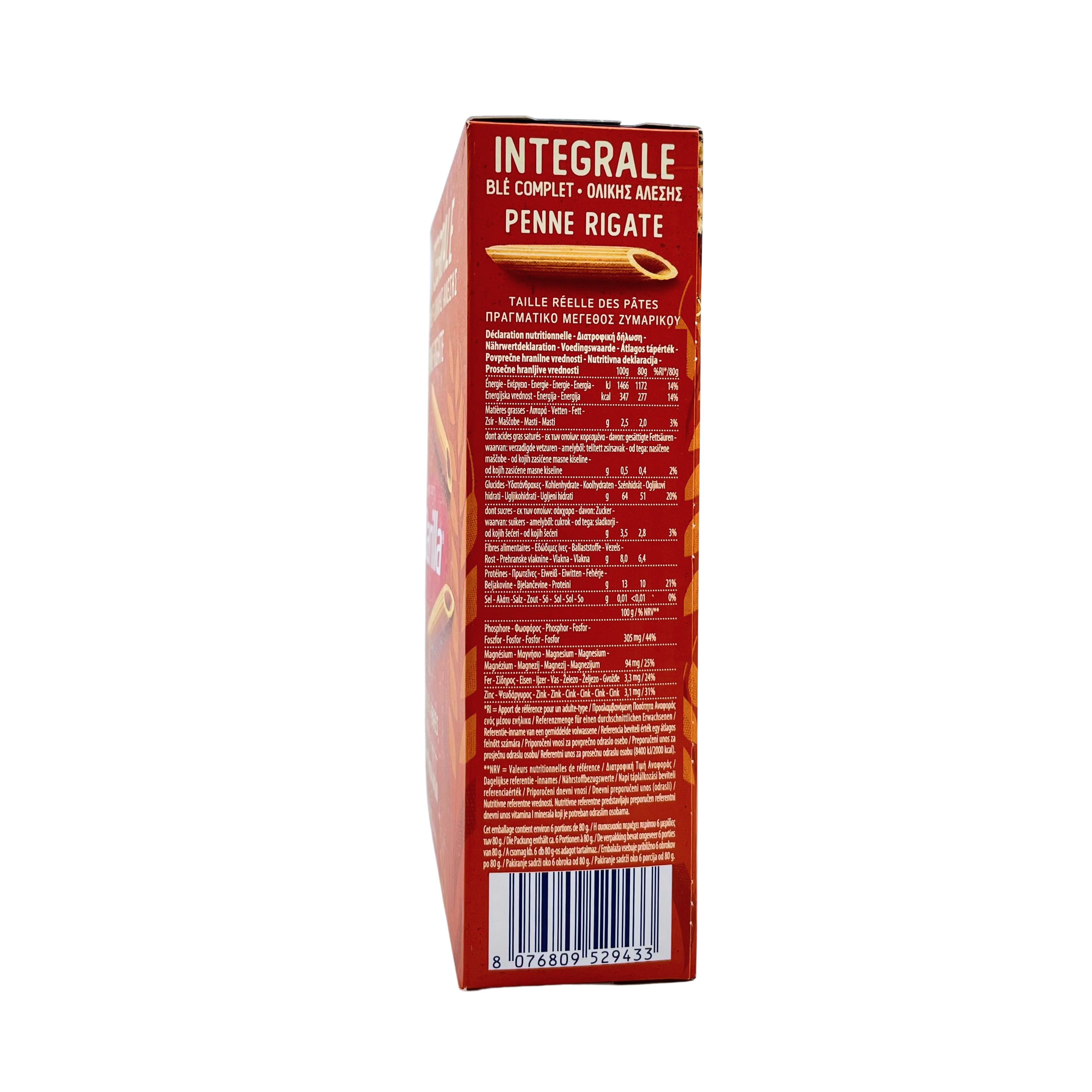 Barilla — Whole Grain Penne Rigate Pasta