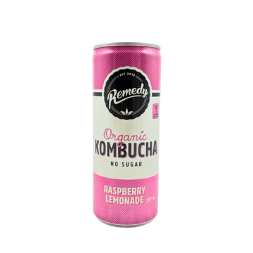 Remedy – Organic Raspberry Lemonade Kombucha