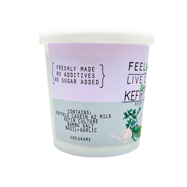 Feel Well – Bufala Kefir Cheese with Herbs & Spices