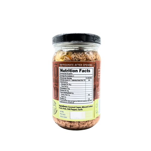 La Comida - Minced Cotton Fruit in Coconut Cream (Sinantolan)