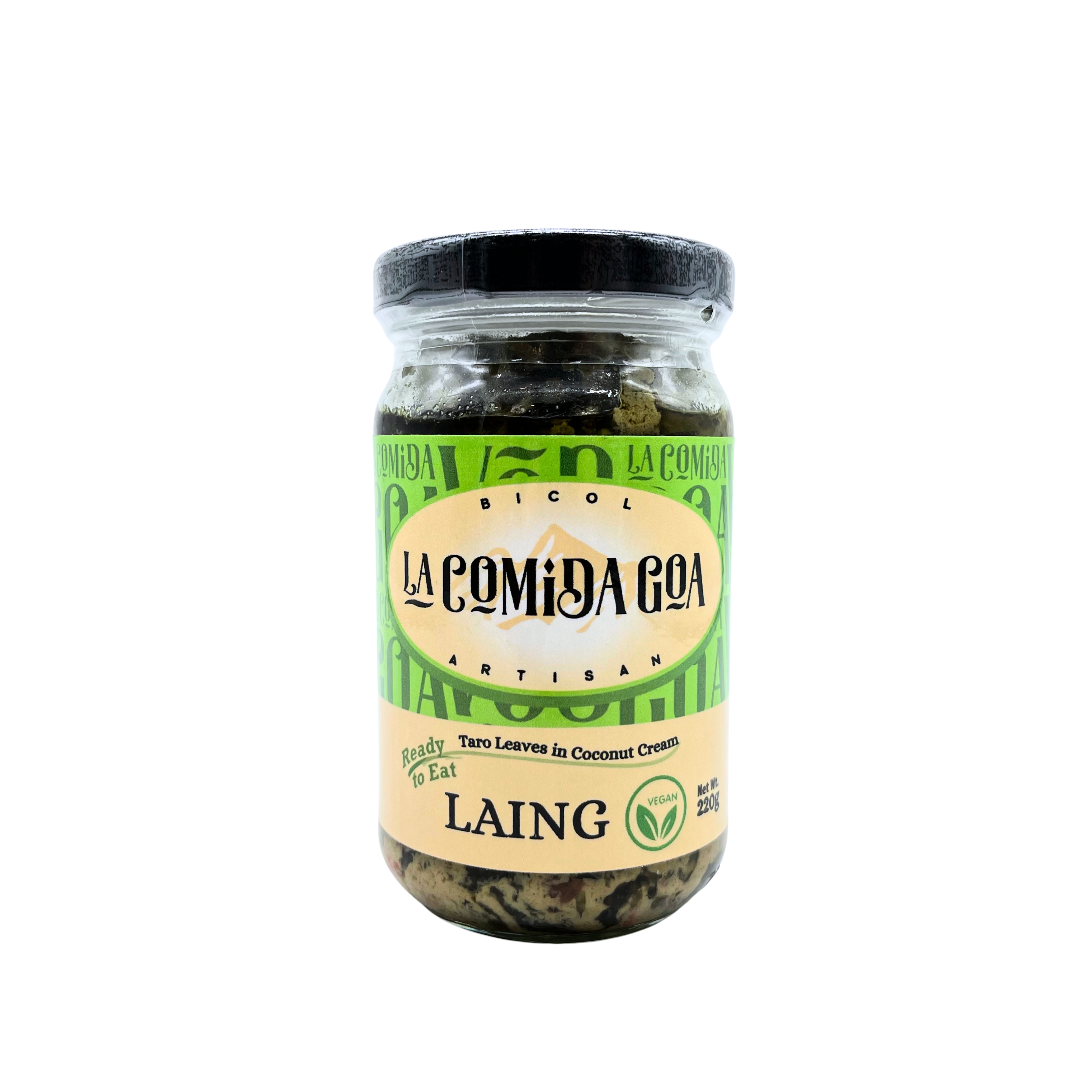 La Comida - Taro Leaves in Coconut Cream (Vegan Laing)