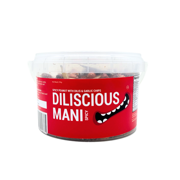 Diliscious Mani – Peanut with Dilis and Garlic Chips 250g