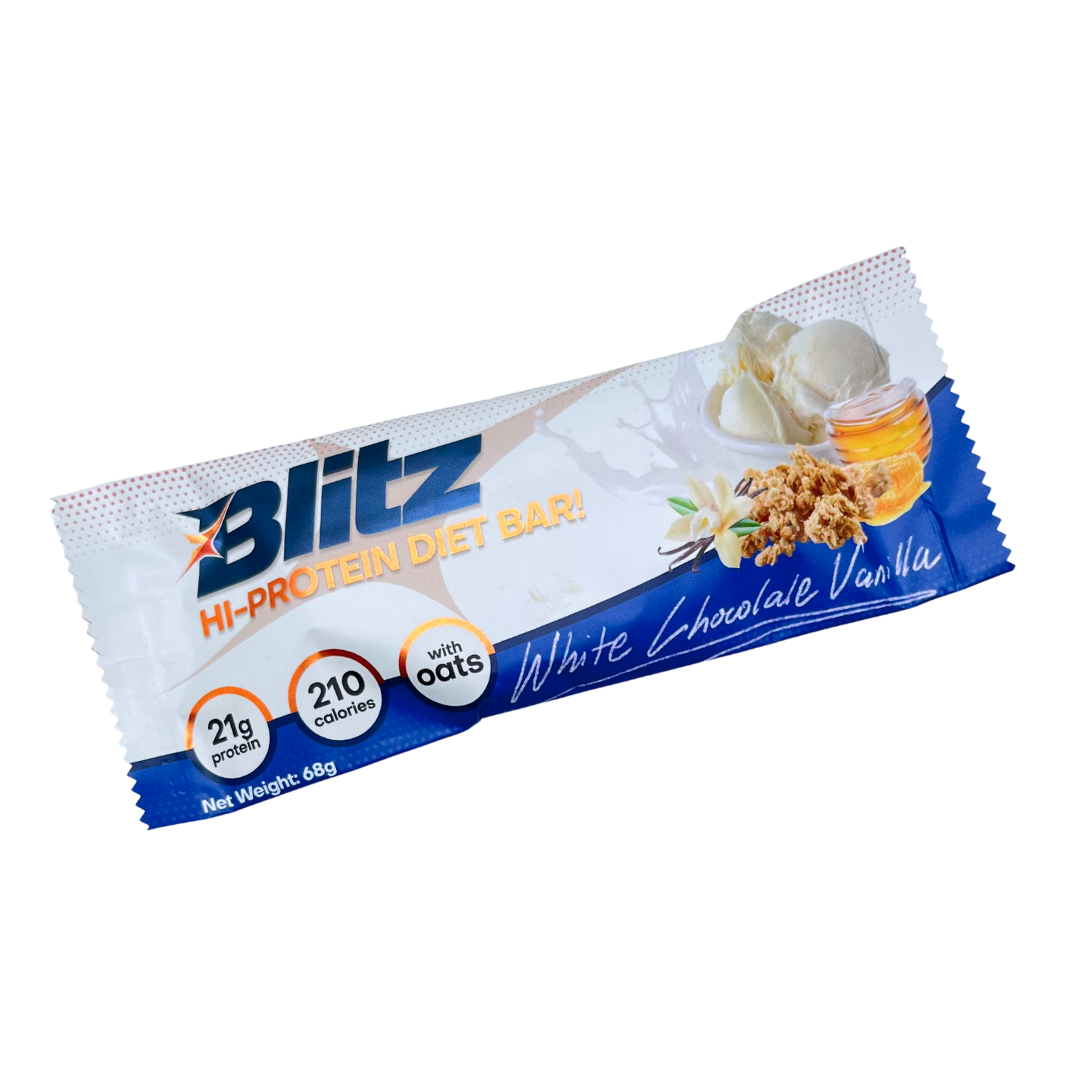 Blitz- White Chocolate Vanilla High Protein Bar