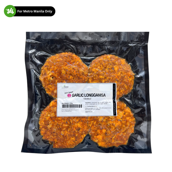 Real Food - All Natural Garlic Skinless Longganisa