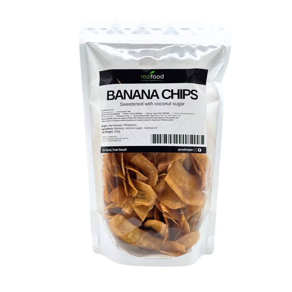 Real Food - Banana Chips Sweetened with Coconut Sugar