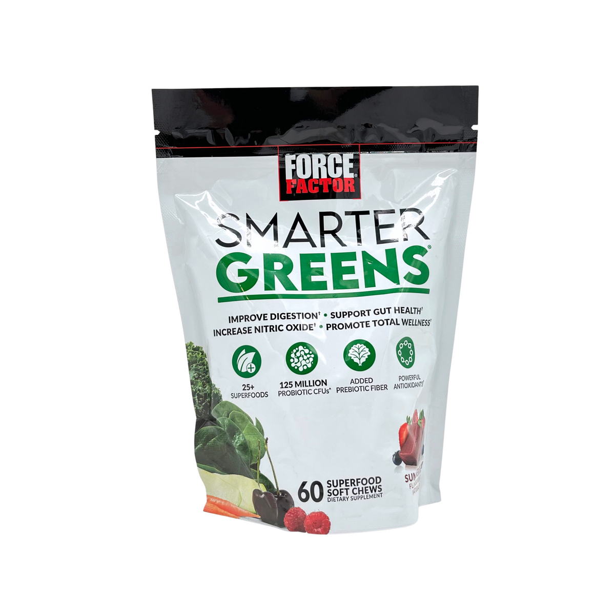 Force Factor - Smarter Greens Summer Berry Soft Chews