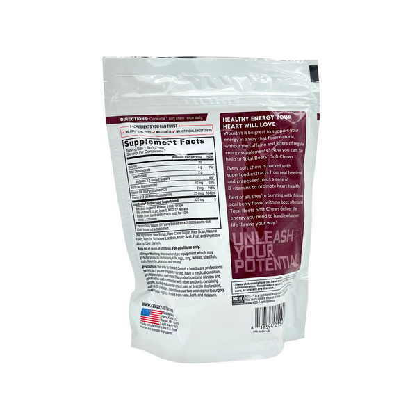 Force Factor - Total Beets Acai Berry Soft Chews