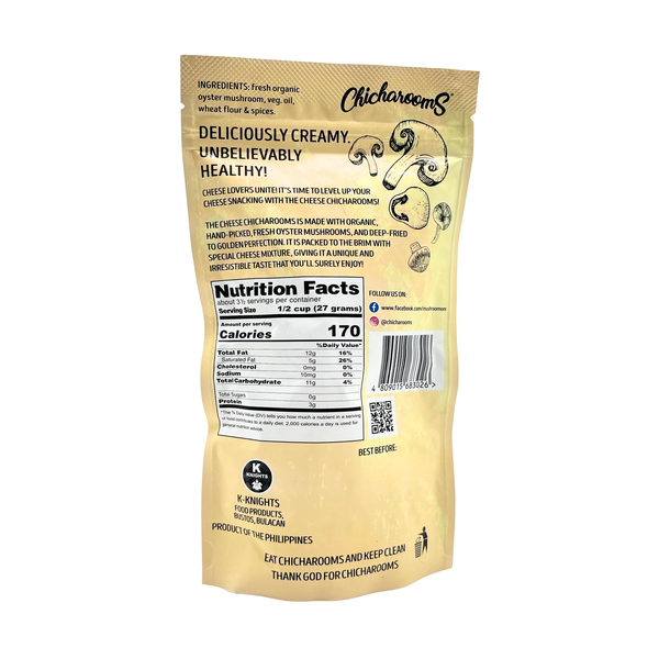 Chicharooms - Cheesy Crispy Mushroom Chips