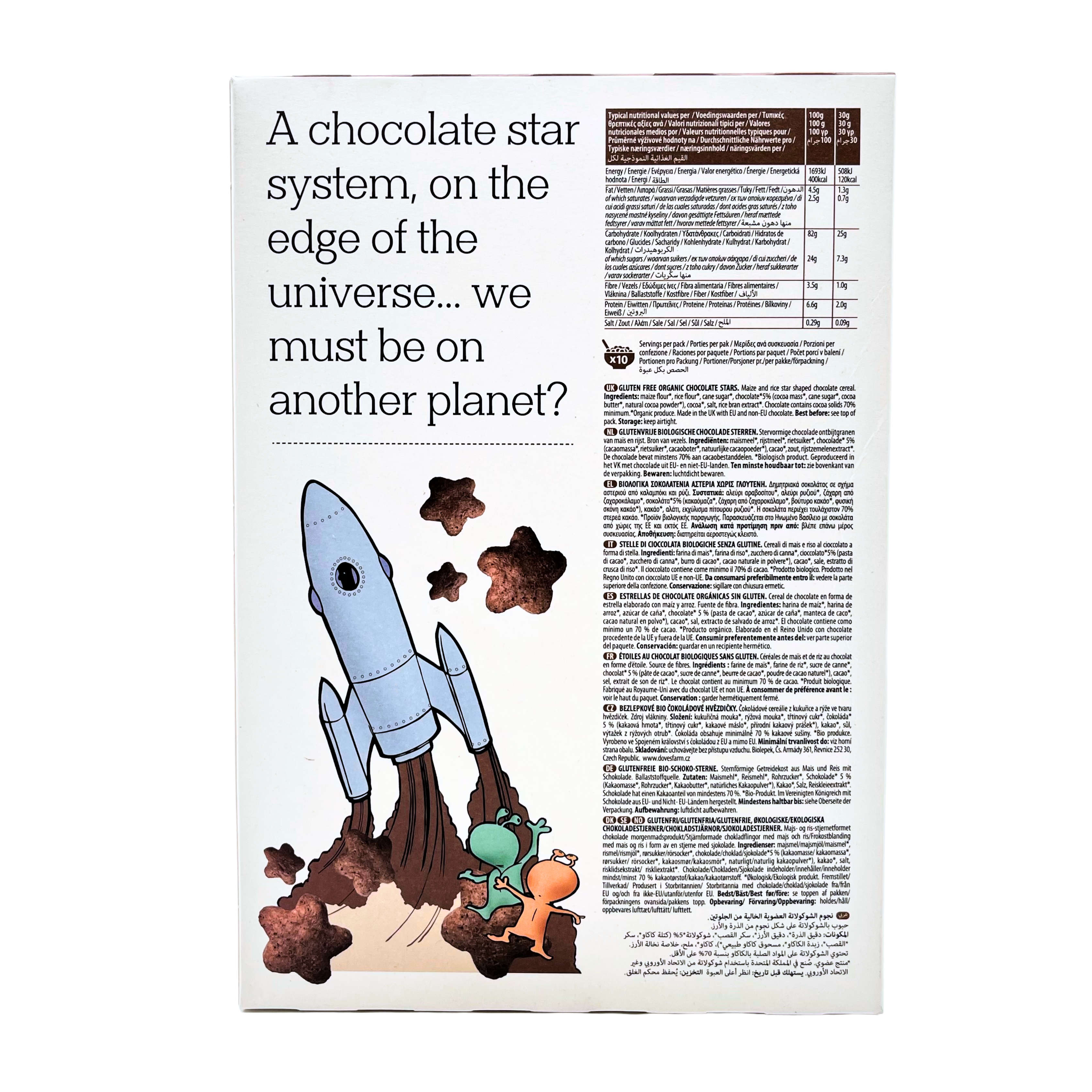 Freee - Organic Chocolate Stars