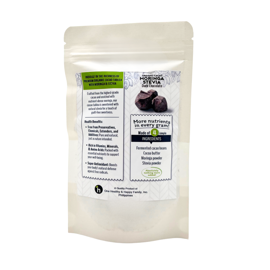 One Healthy - Cacao Tablea with Moringa