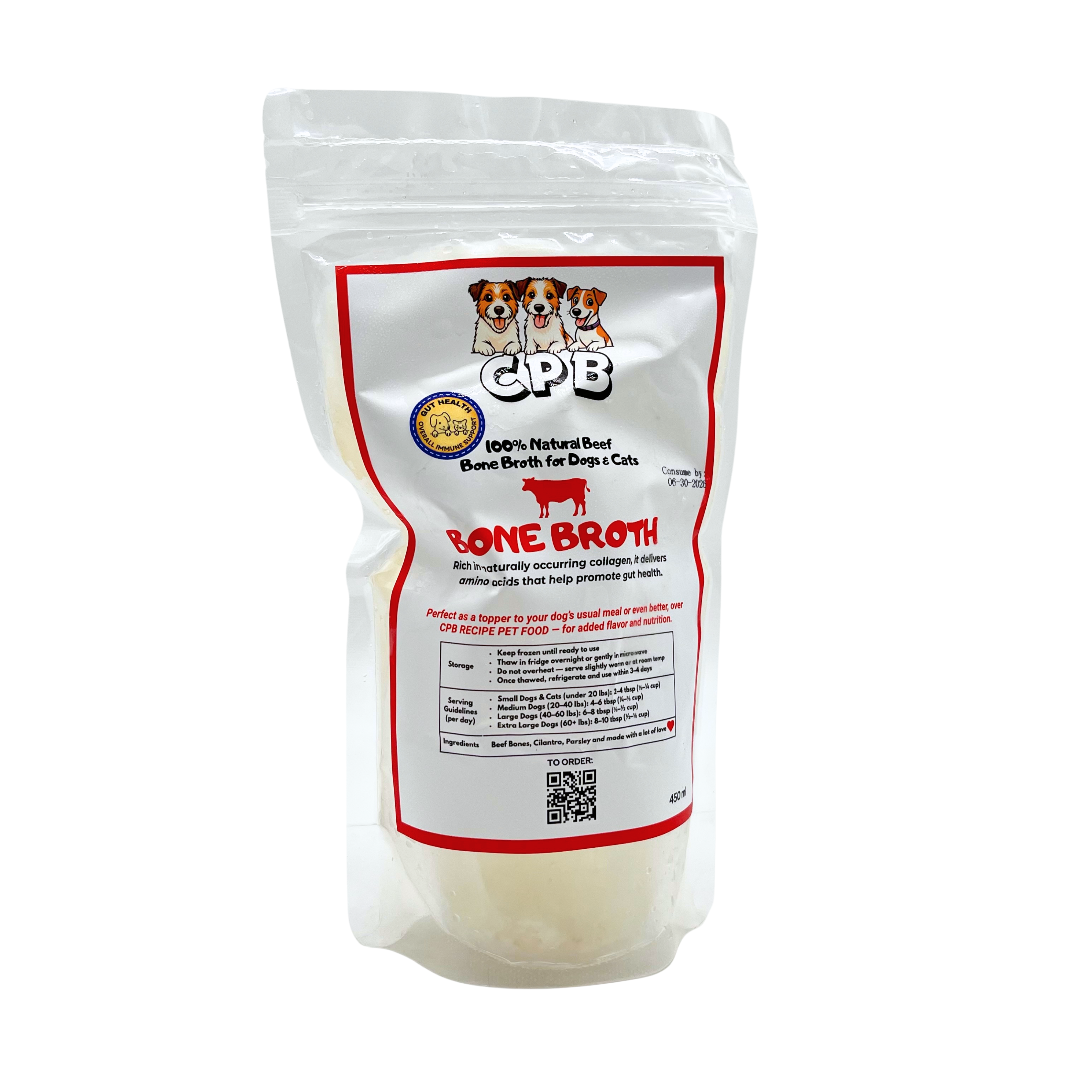 CPB Recipe- Beef Bone Broth for Pets