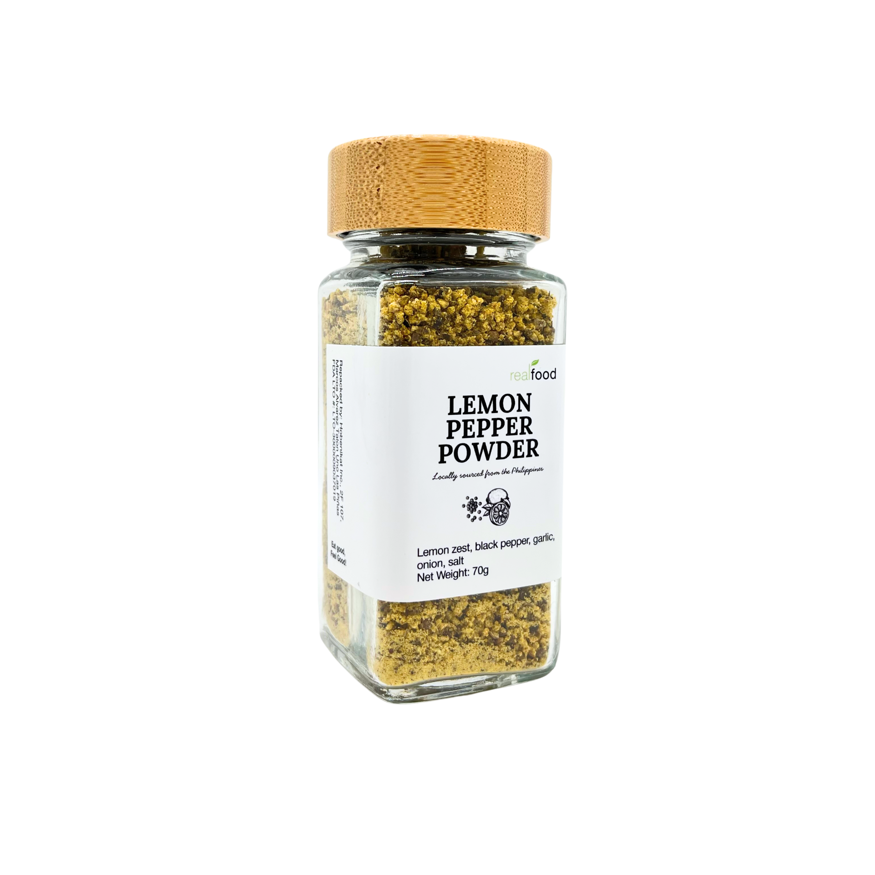 Real Food PH - Lemon Pepper Powder