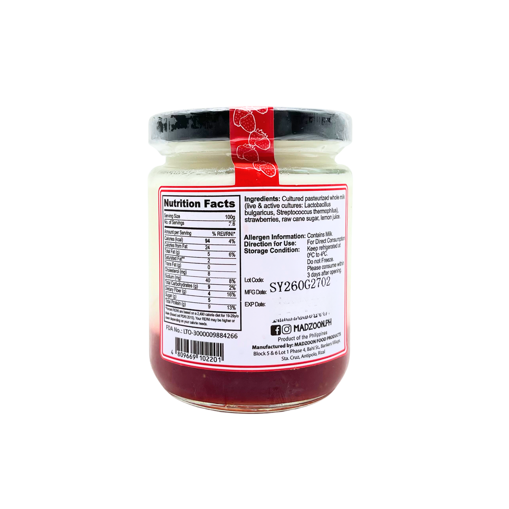 Madzoon - Strawberry Yogurt