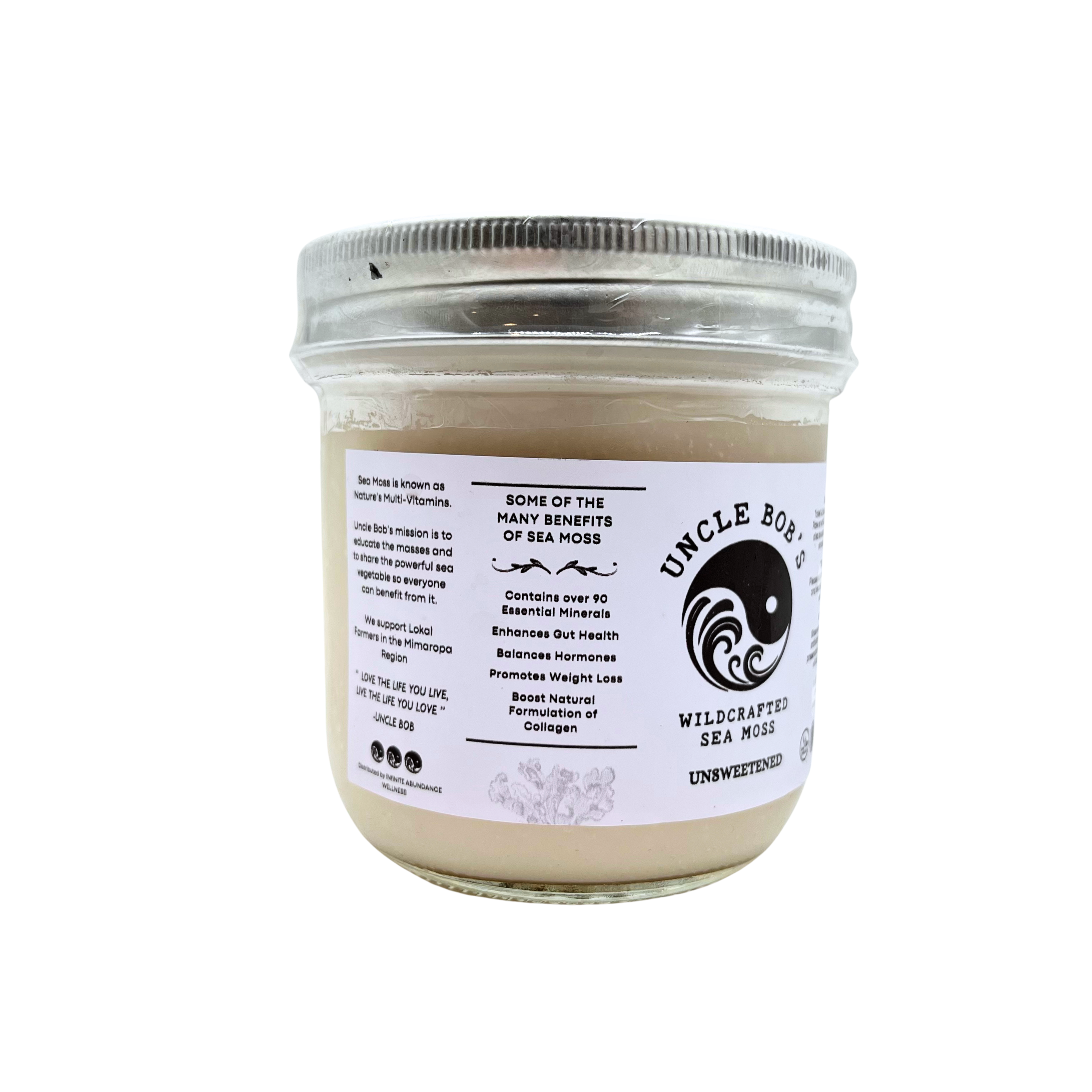 Uncle Bob's - Wildcrafted Seamoss Unsweetened