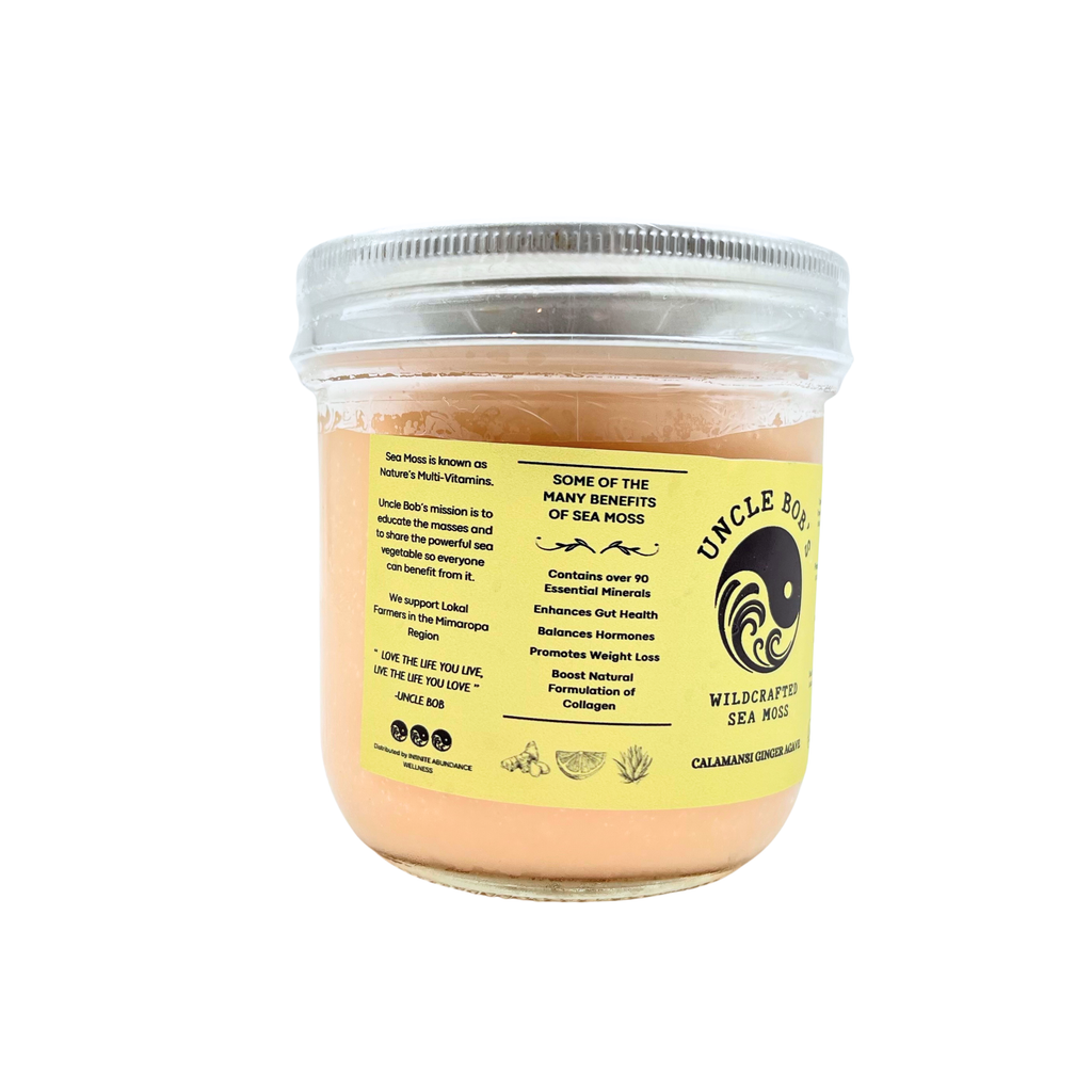 Uncle Bob's - Wildcrafted Seamoss Calamansi Ginger Agave