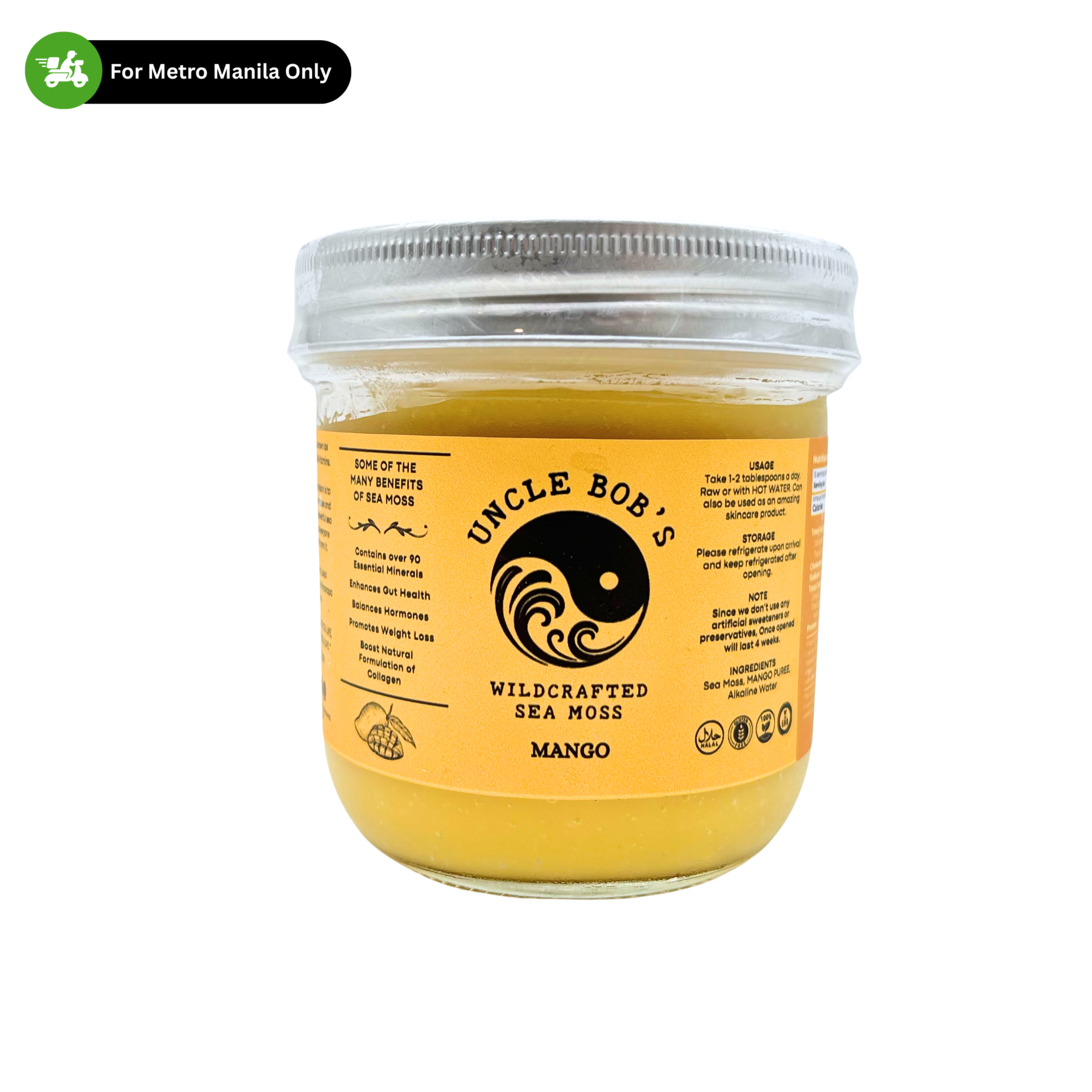 Uncle Bob's - Wildcrafted Mango Seamoss Blend
